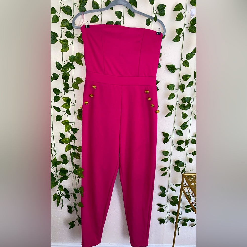 Elegant Pink Jumpsuit